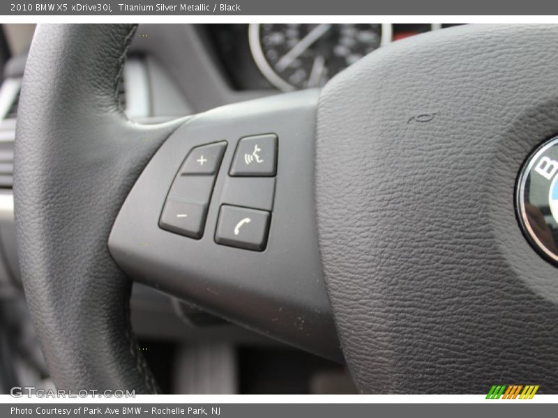Titanium Silver Metallic / Black 2010 BMW X5 xDrive30i