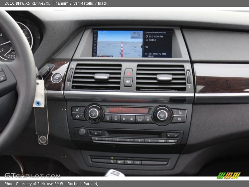 Titanium Silver Metallic / Black 2010 BMW X5 xDrive30i