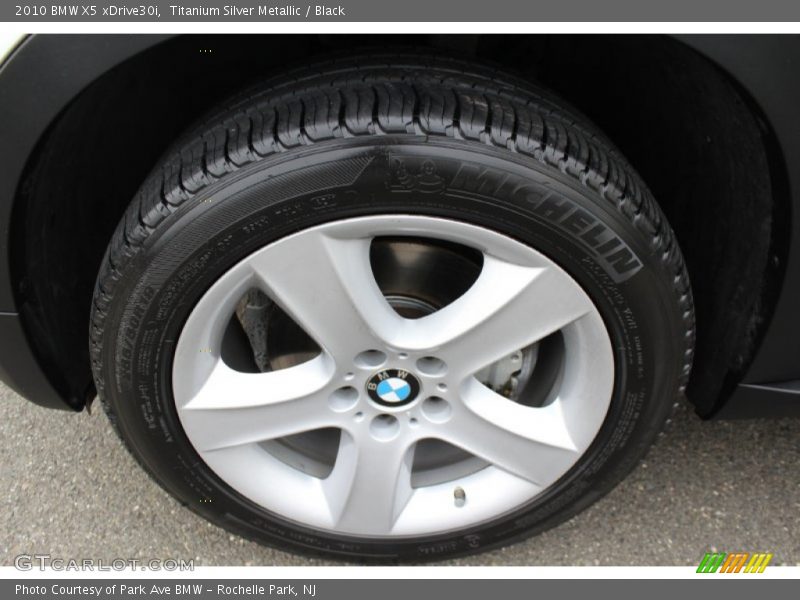 Titanium Silver Metallic / Black 2010 BMW X5 xDrive30i