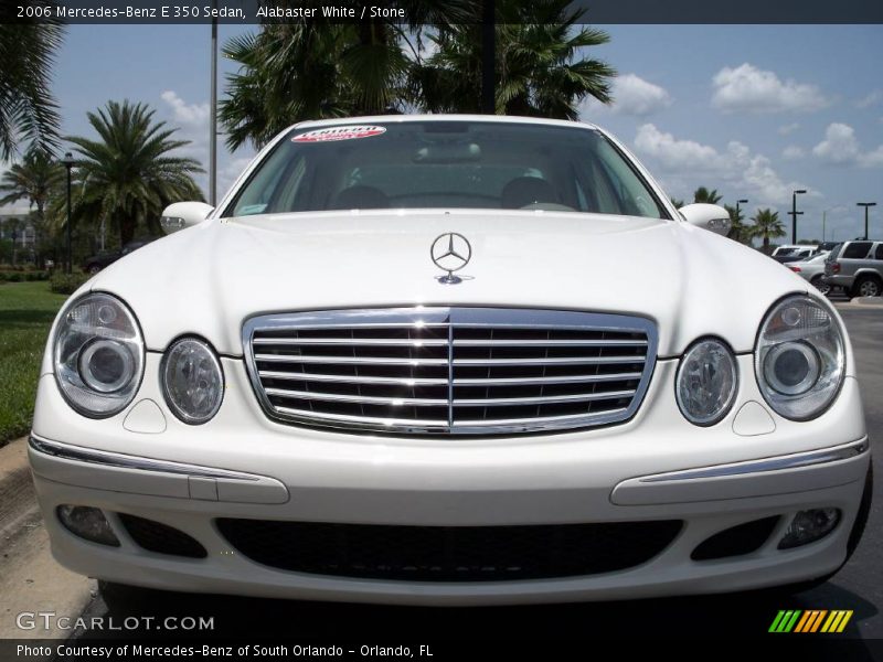 Alabaster White / Stone 2006 Mercedes-Benz E 350 Sedan