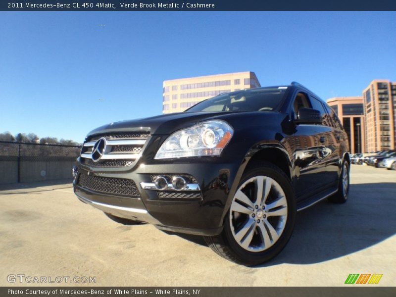 Verde Brook Metallic / Cashmere 2011 Mercedes-Benz GL 450 4Matic