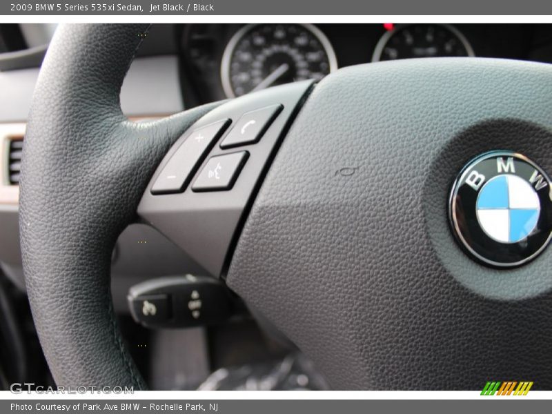 Jet Black / Black 2009 BMW 5 Series 535xi Sedan