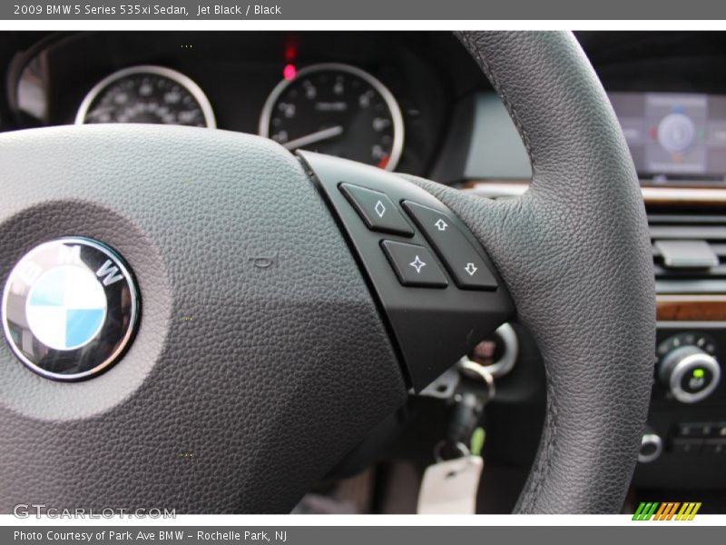 Jet Black / Black 2009 BMW 5 Series 535xi Sedan