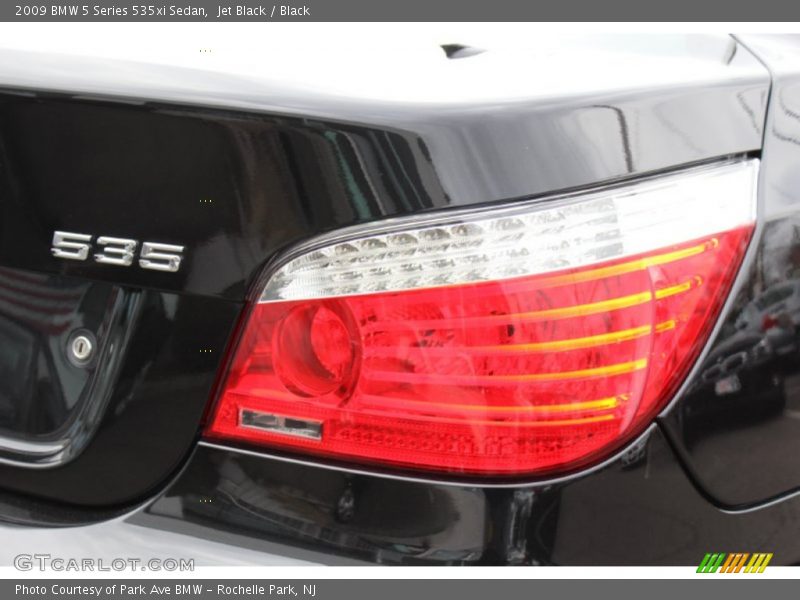 Jet Black / Black 2009 BMW 5 Series 535xi Sedan