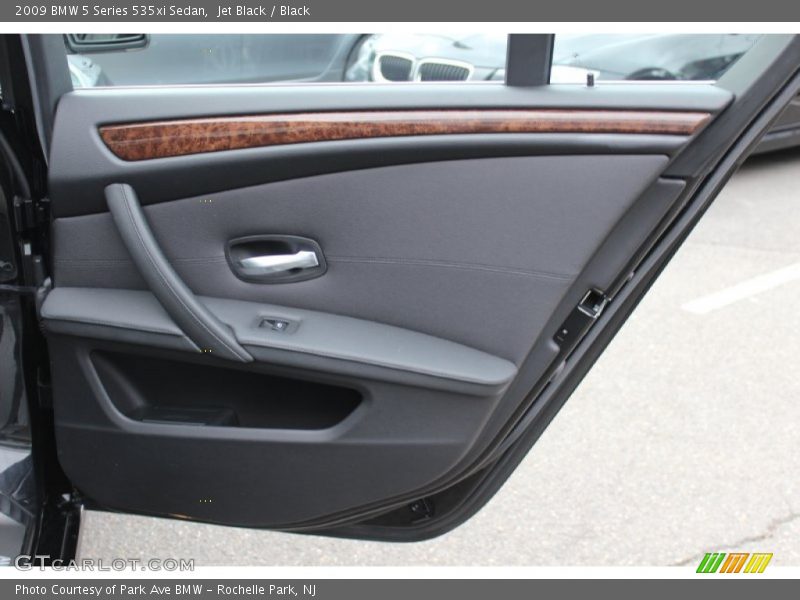 Jet Black / Black 2009 BMW 5 Series 535xi Sedan
