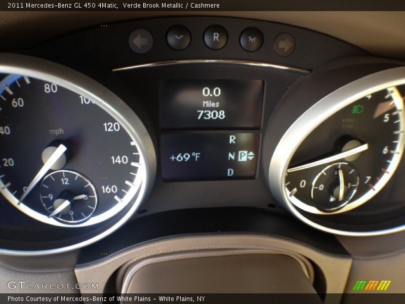 Verde Brook Metallic / Cashmere 2011 Mercedes-Benz GL 450 4Matic