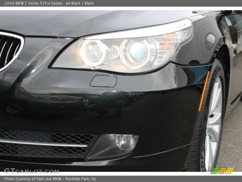 Jet Black / Black 2009 BMW 5 Series 535xi Sedan