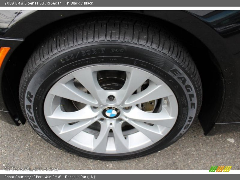 Jet Black / Black 2009 BMW 5 Series 535xi Sedan