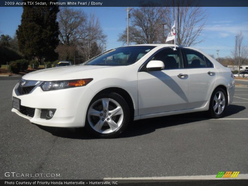 Premium White Pearl / Ebony 2009 Acura TSX Sedan