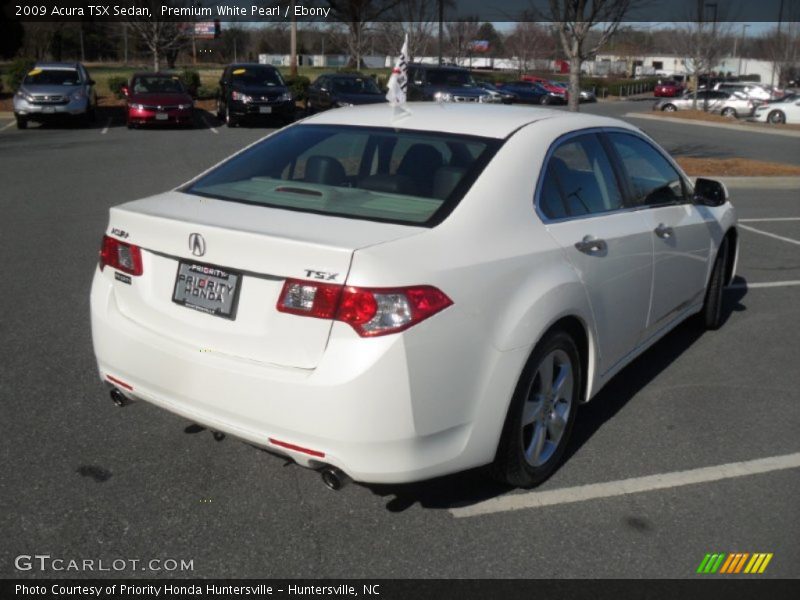 Premium White Pearl / Ebony 2009 Acura TSX Sedan