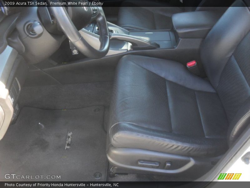 Premium White Pearl / Ebony 2009 Acura TSX Sedan