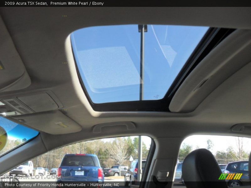 Premium White Pearl / Ebony 2009 Acura TSX Sedan