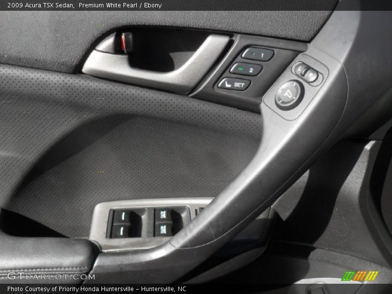 Premium White Pearl / Ebony 2009 Acura TSX Sedan