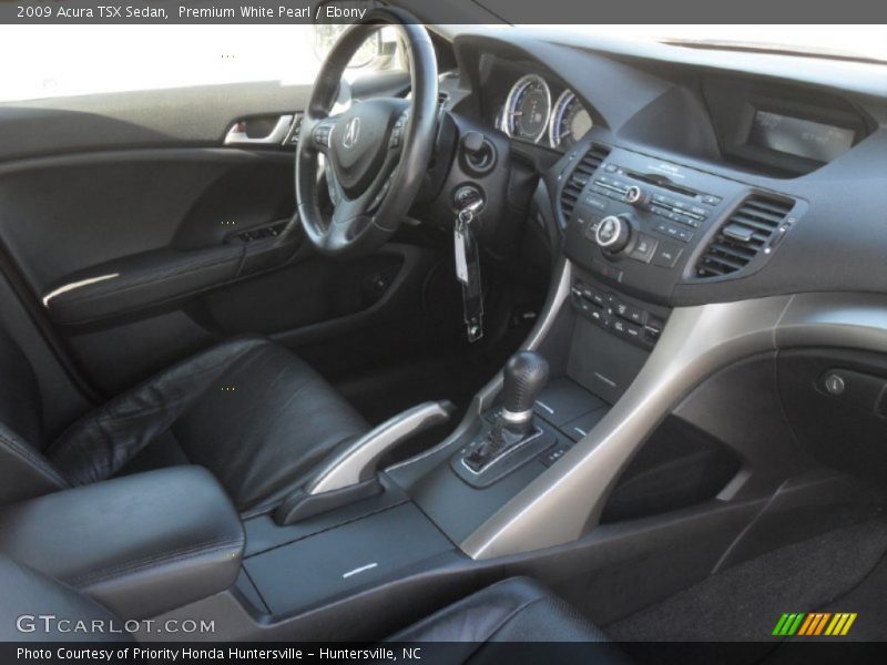 Premium White Pearl / Ebony 2009 Acura TSX Sedan