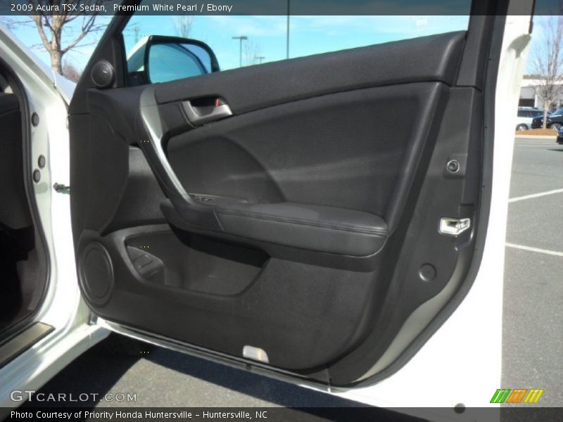 Premium White Pearl / Ebony 2009 Acura TSX Sedan
