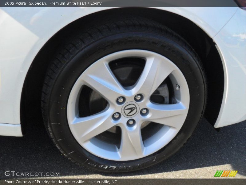 Premium White Pearl / Ebony 2009 Acura TSX Sedan