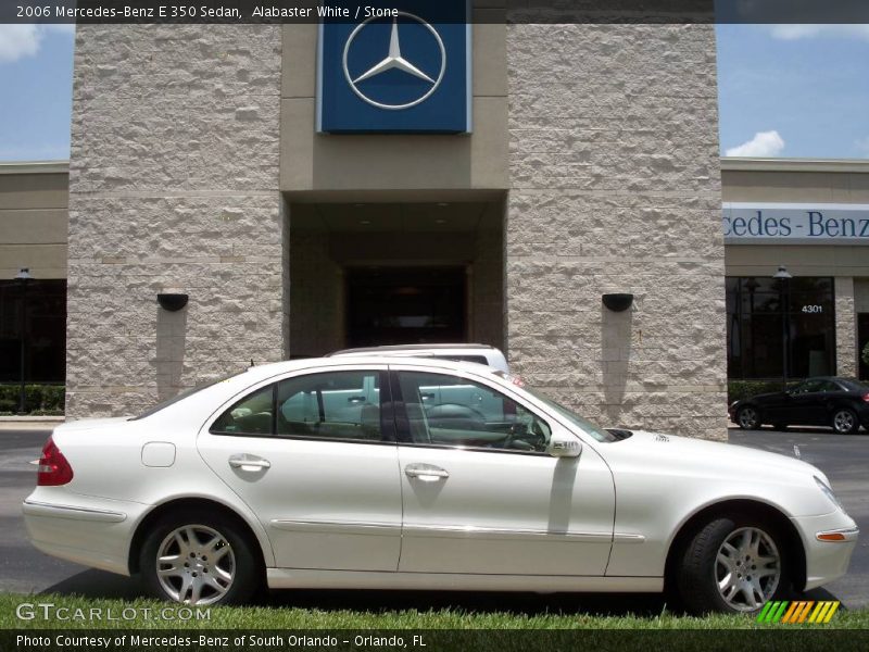Alabaster White / Stone 2006 Mercedes-Benz E 350 Sedan