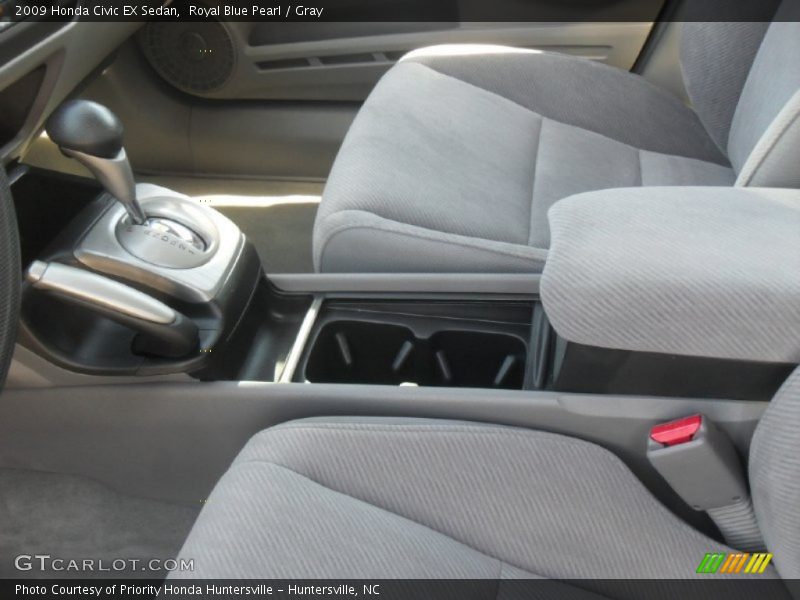 Royal Blue Pearl / Gray 2009 Honda Civic EX Sedan