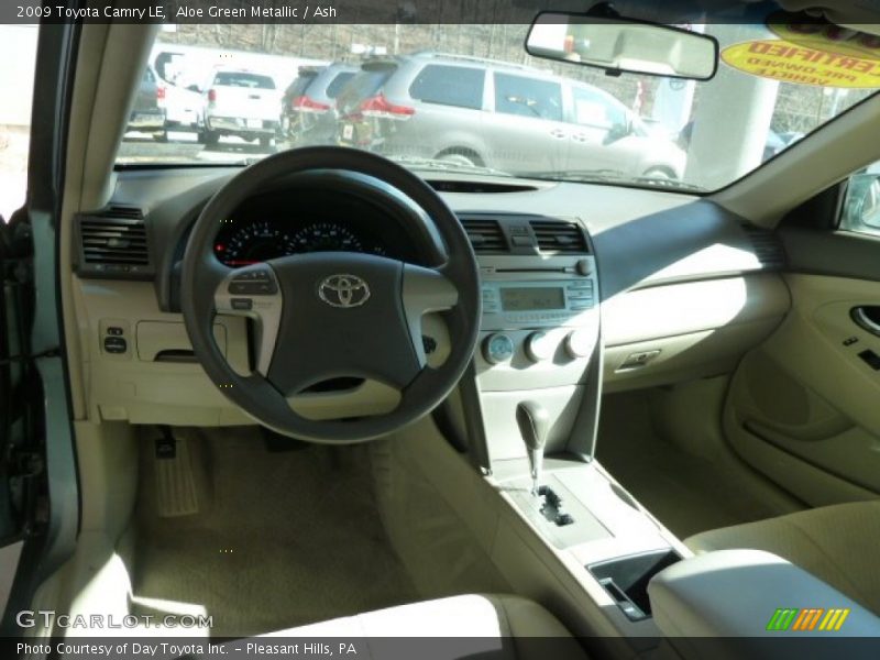 Aloe Green Metallic / Ash 2009 Toyota Camry LE