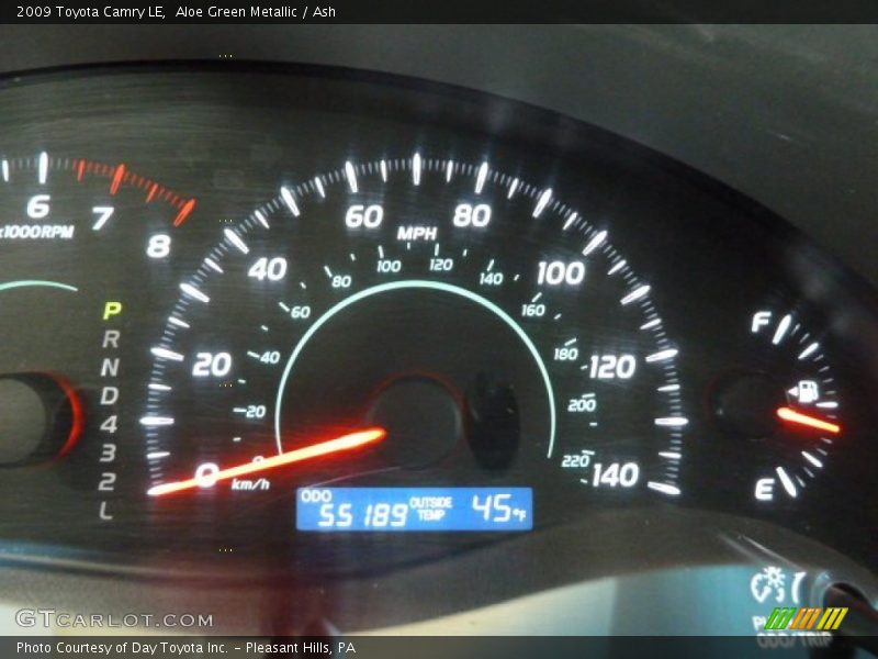 Aloe Green Metallic / Ash 2009 Toyota Camry LE