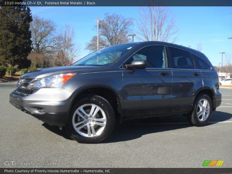 Polished Metal Metallic / Black 2010 Honda CR-V EX