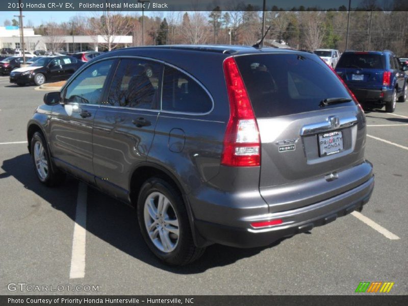 Polished Metal Metallic / Black 2010 Honda CR-V EX