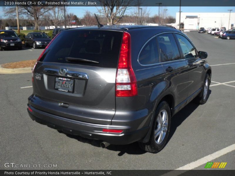 Polished Metal Metallic / Black 2010 Honda CR-V EX