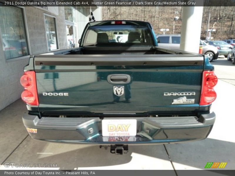 Hunter Green Pearlcoat / Dark Slate Gray/Medium Slate Gray 2011 Dodge Dakota Big Horn Extended Cab 4x4