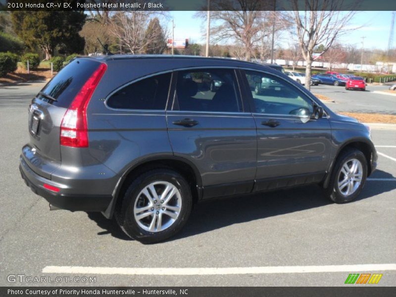 Polished Metal Metallic / Black 2010 Honda CR-V EX
