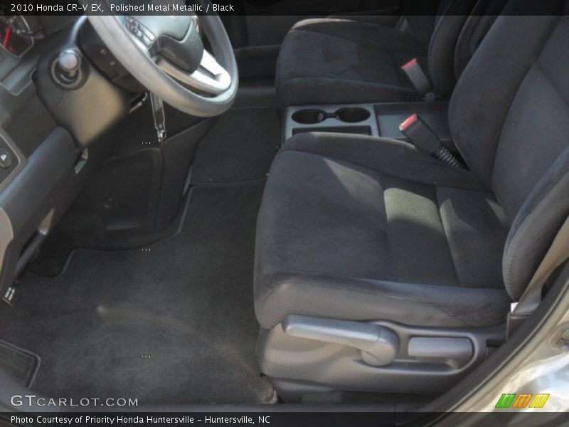 Polished Metal Metallic / Black 2010 Honda CR-V EX