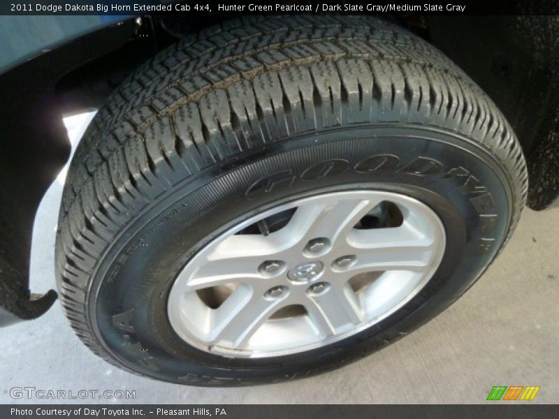 Hunter Green Pearlcoat / Dark Slate Gray/Medium Slate Gray 2011 Dodge Dakota Big Horn Extended Cab 4x4