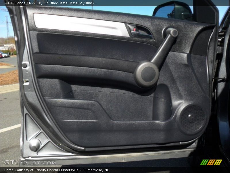 Polished Metal Metallic / Black 2010 Honda CR-V EX
