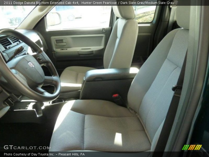 Hunter Green Pearlcoat / Dark Slate Gray/Medium Slate Gray 2011 Dodge Dakota Big Horn Extended Cab 4x4