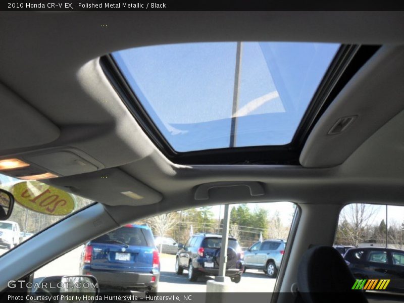 Polished Metal Metallic / Black 2010 Honda CR-V EX