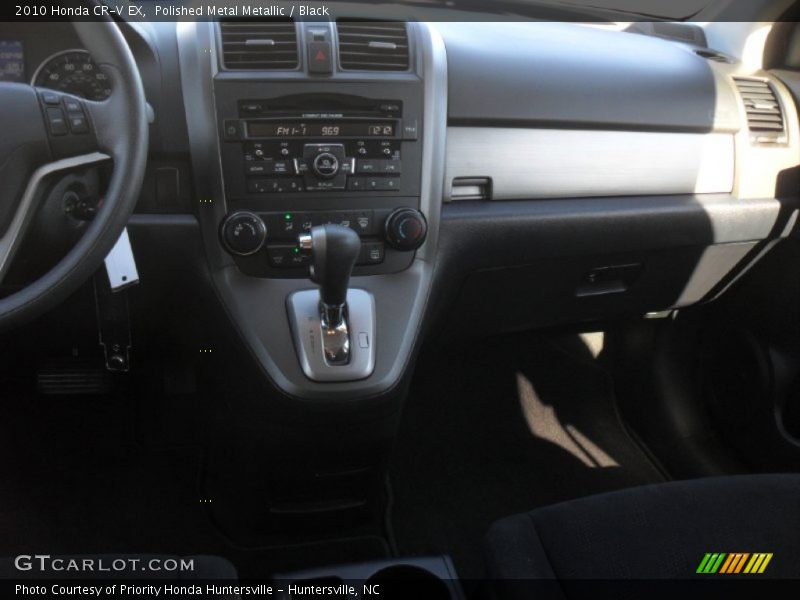 Polished Metal Metallic / Black 2010 Honda CR-V EX