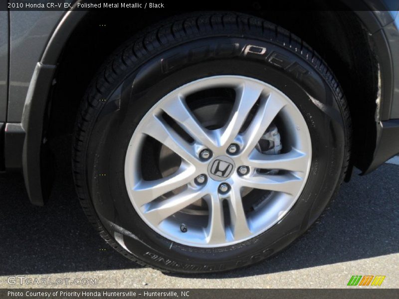 Polished Metal Metallic / Black 2010 Honda CR-V EX
