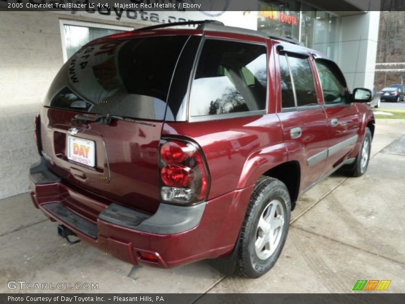 Majestic Red Metallic / Ebony 2005 Chevrolet TrailBlazer LS 4x4