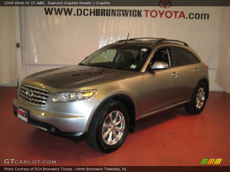 Diamond Graphite Metallic / Graphite 2008 Infiniti FX 35 AWD