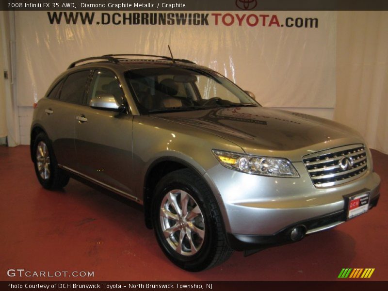 Diamond Graphite Metallic / Graphite 2008 Infiniti FX 35 AWD