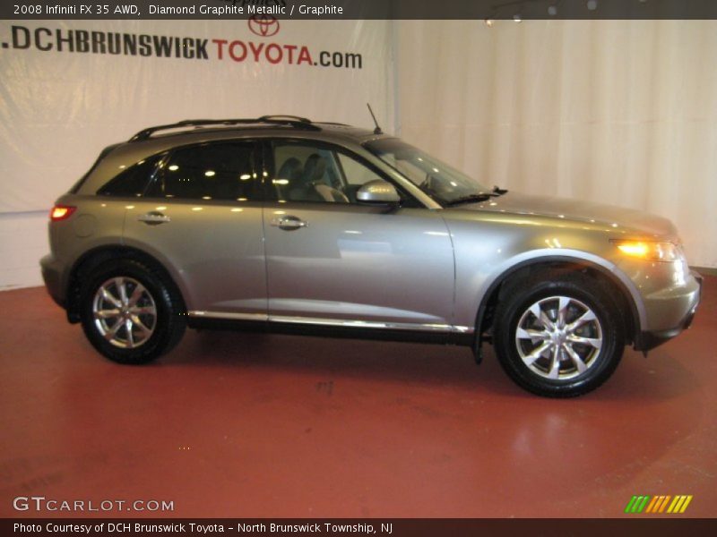 Diamond Graphite Metallic / Graphite 2008 Infiniti FX 35 AWD