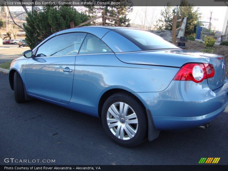 Eismeer Blue Metallic / Cornsilk Beige 2009 Volkswagen Eos Komfort