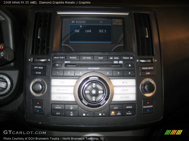 Diamond Graphite Metallic / Graphite 2008 Infiniti FX 35 AWD