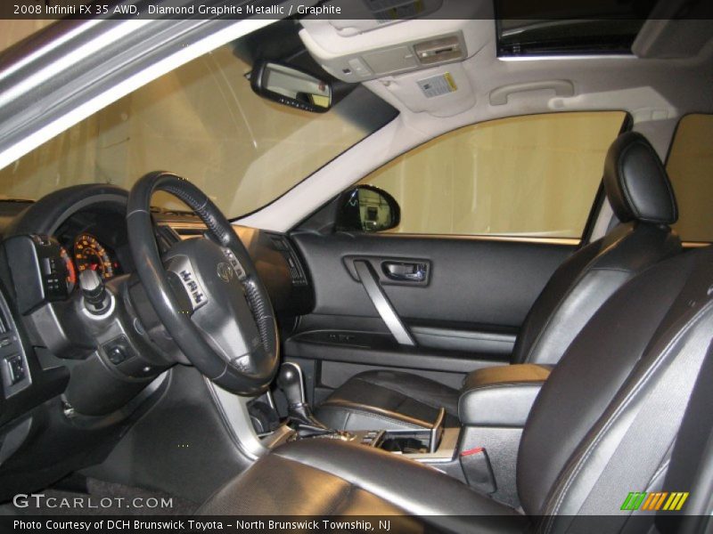 Diamond Graphite Metallic / Graphite 2008 Infiniti FX 35 AWD