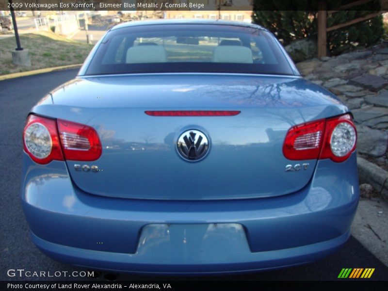 Eismeer Blue Metallic / Cornsilk Beige 2009 Volkswagen Eos Komfort