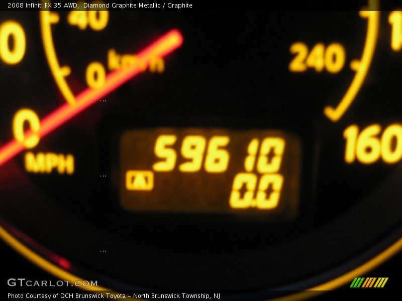 Diamond Graphite Metallic / Graphite 2008 Infiniti FX 35 AWD