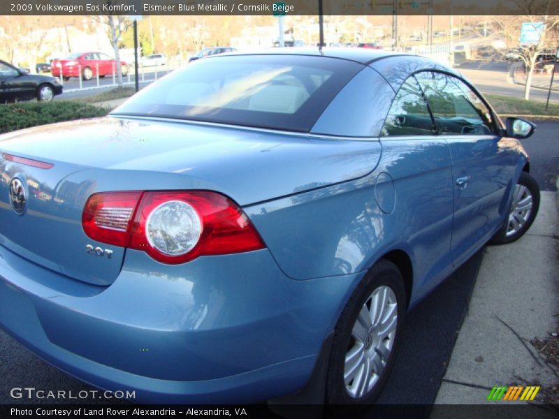 Eismeer Blue Metallic / Cornsilk Beige 2009 Volkswagen Eos Komfort