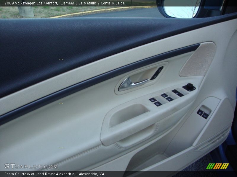 Eismeer Blue Metallic / Cornsilk Beige 2009 Volkswagen Eos Komfort
