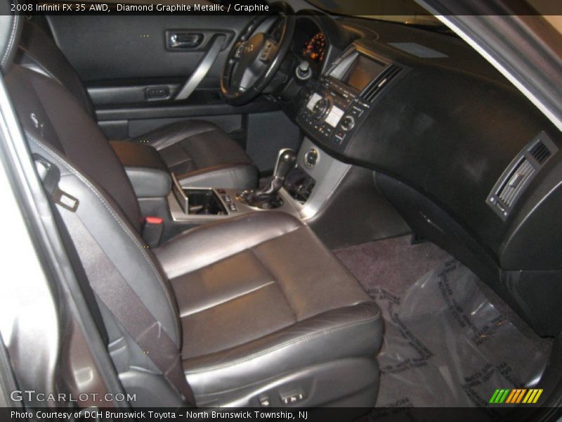 Diamond Graphite Metallic / Graphite 2008 Infiniti FX 35 AWD