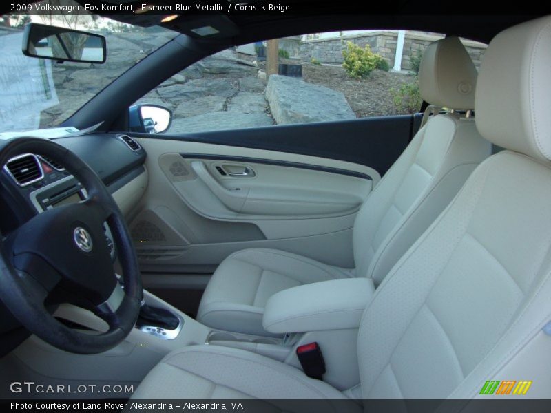 Eismeer Blue Metallic / Cornsilk Beige 2009 Volkswagen Eos Komfort