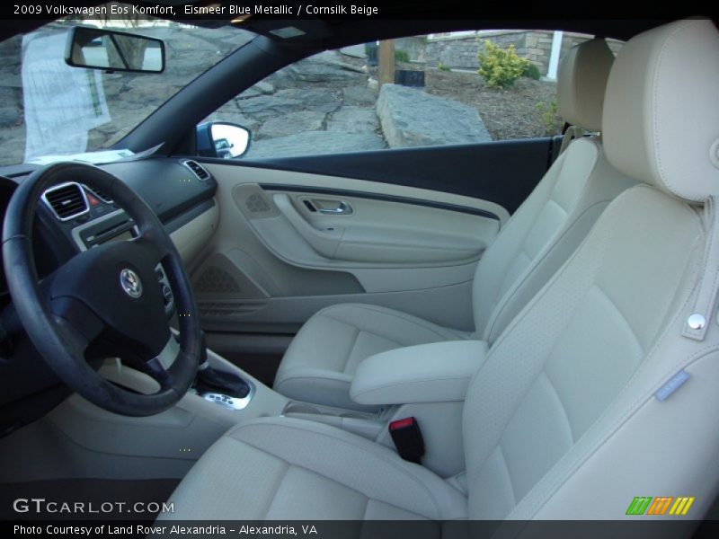 Eismeer Blue Metallic / Cornsilk Beige 2009 Volkswagen Eos Komfort
